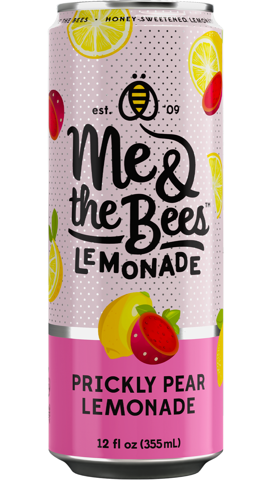 Me & the Bees Lemonade - Wholesale Fruit Juice - Prickly Pear Lemonade (12 count case)1