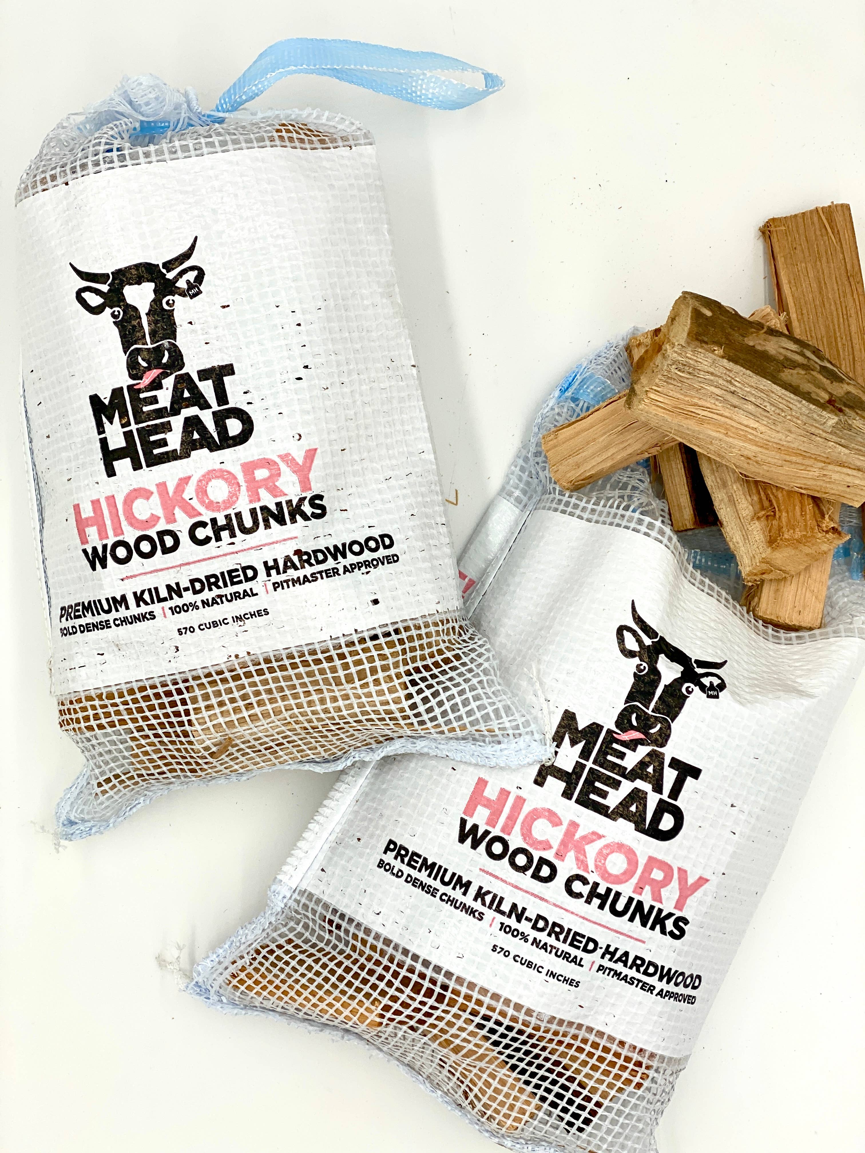 Meat Head Charcoal - Wholesale Outdoor Grill Tools - Crafted Hickory Wood Chunks1