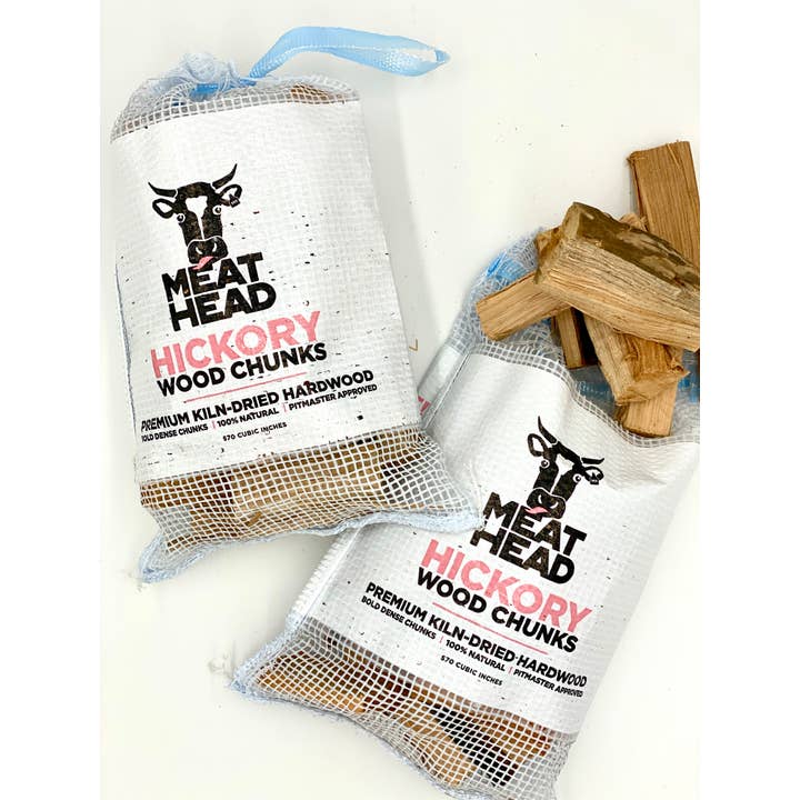 Meat Head Charcoal - Wholesale Outdoor Grill Tools - Crafted Hickory Wood Chunks1