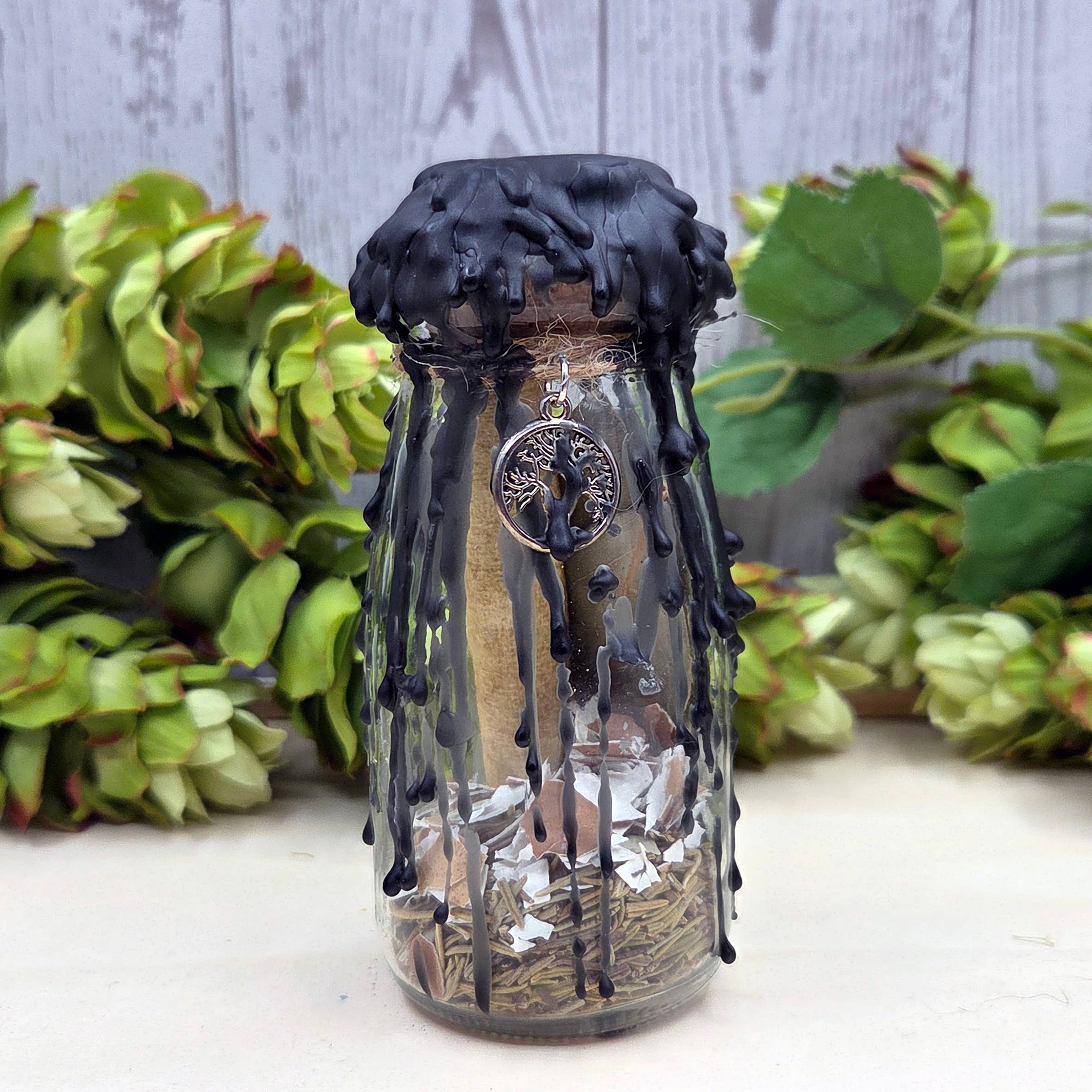 Mystical Roots - Vendita all'ingrosso Attrezzatura per meditazione - Kit Barattolo di Intenzione di Protezione | Rituale di Spezieria2