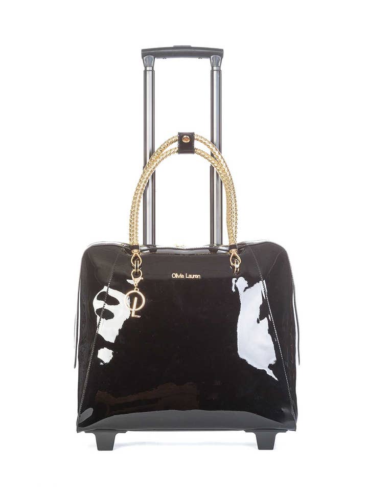 Lara - Carrinho preto lacado por atacado de Tassinon - Olivia Lauren