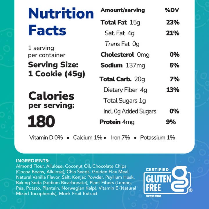 ChipMonk Baking - Wholesale Cookie - Chocolate Chip Keto Cookie (Vegan)4