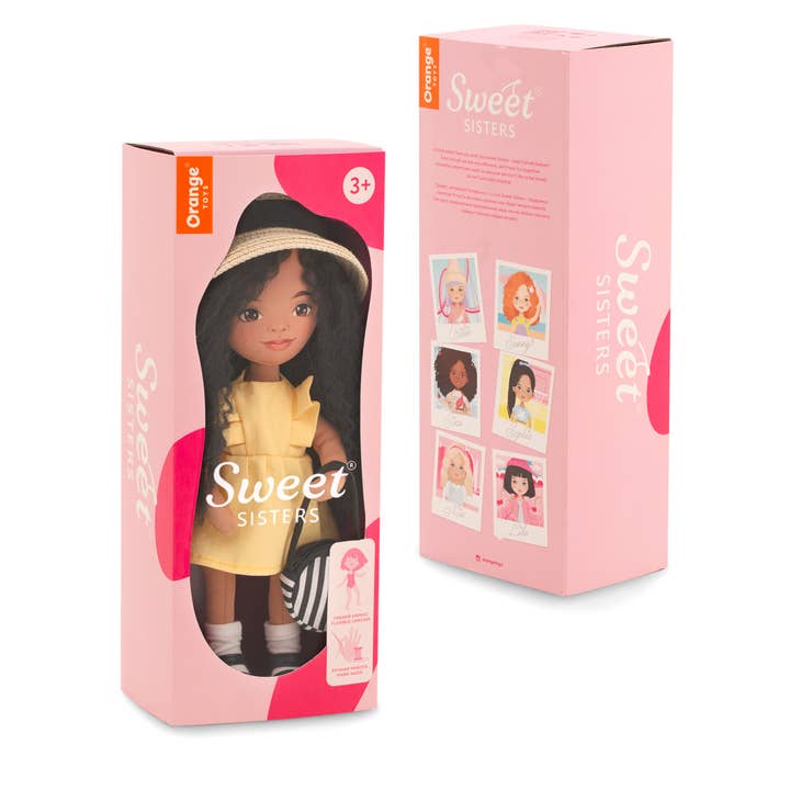 Orange Toys - Wholesale Doll - Kids - GIFT SET: Tina Doll Yellow Dress + Shoes/accessories1