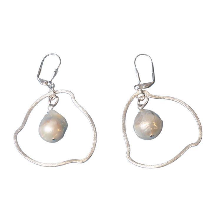 Baroque Pearl Earring for wholesale by ali & bird jewelry