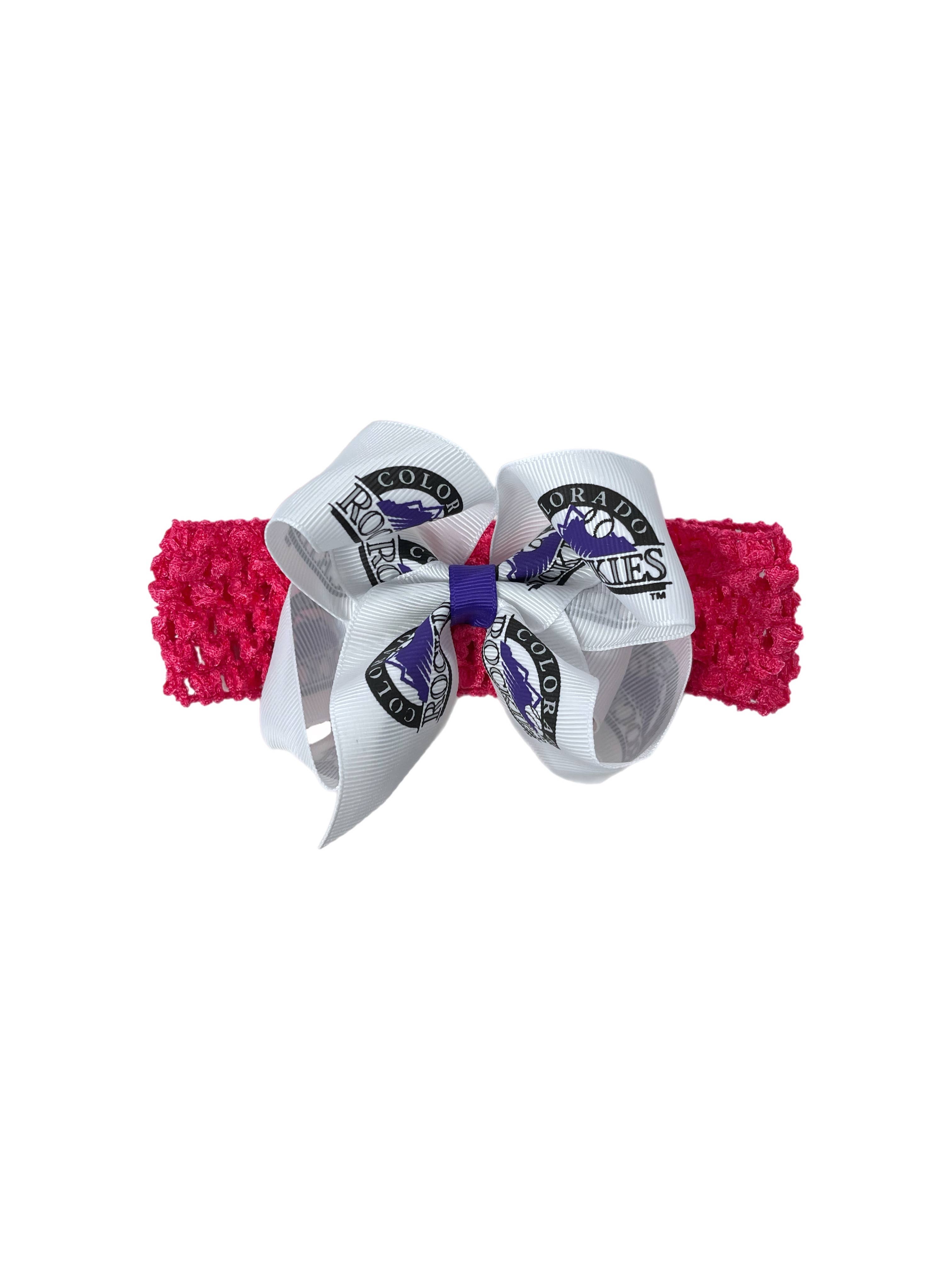 USA Licensed Bows and Accessories – wholesale Fashion headband – women's – Crochet Headband W/ Junior Bow #2632