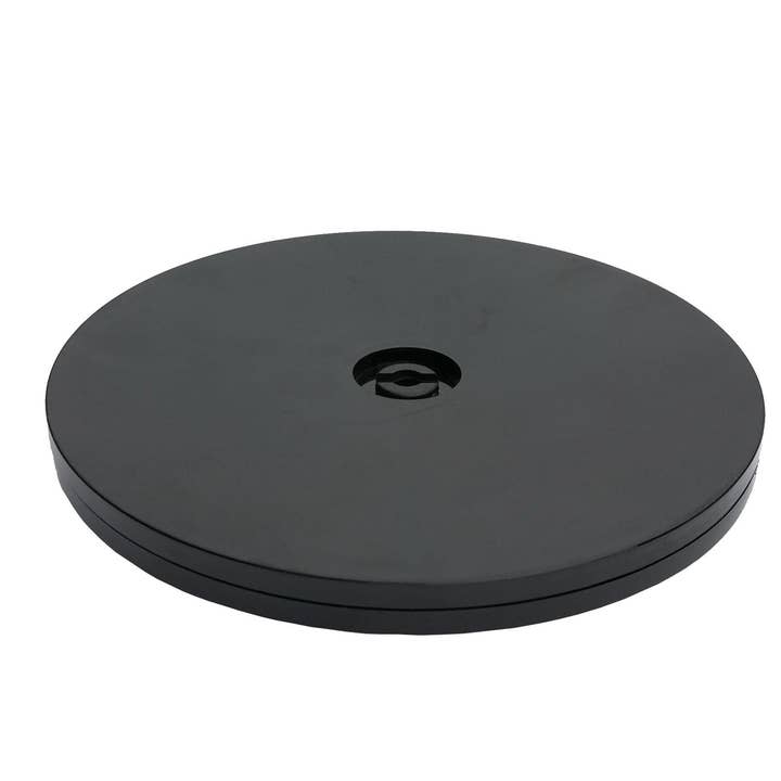 8" Black Plastic Spinner Lazy Susan Turntable Organizer for Spice Rack Table Cake Kitchen Pantry for wholesale by FIXTUREDISPLAYS