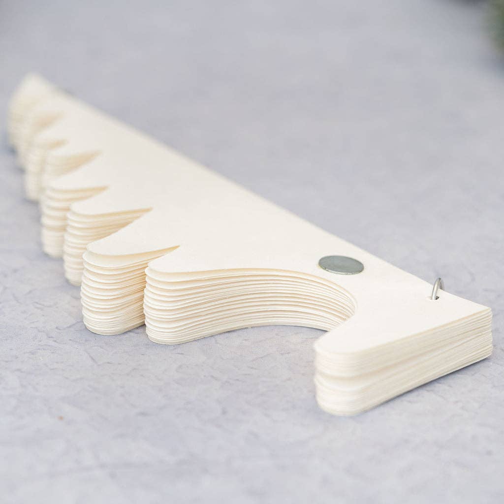 Bollywood Christmas - Wholesale Christmas Decoration - Fir White Paper Free Standing Christmas Tree - 26cm1