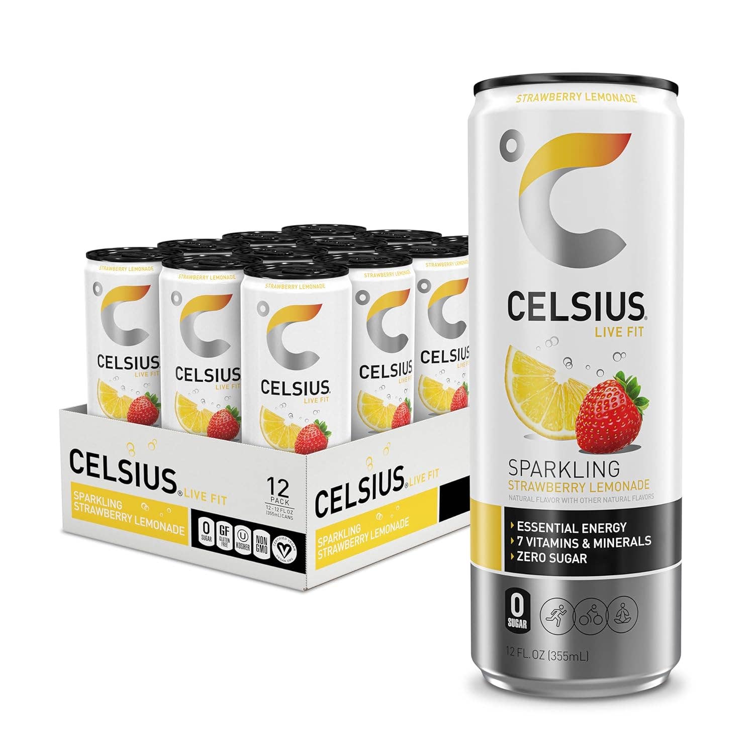 Swift Trade Group LLC - Vente Boisson sportive et énergisante - Boisson pétillante de remise en forme Celsius, 12 oz12