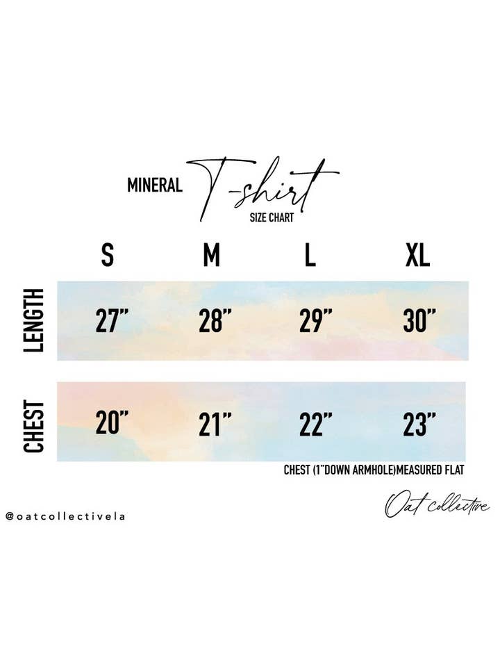 OAT COLLECTIVE - Wholesale Screen Printed T-Shirt - Women's - SUMMER LOVIN' Mineral Washed Graphic Top