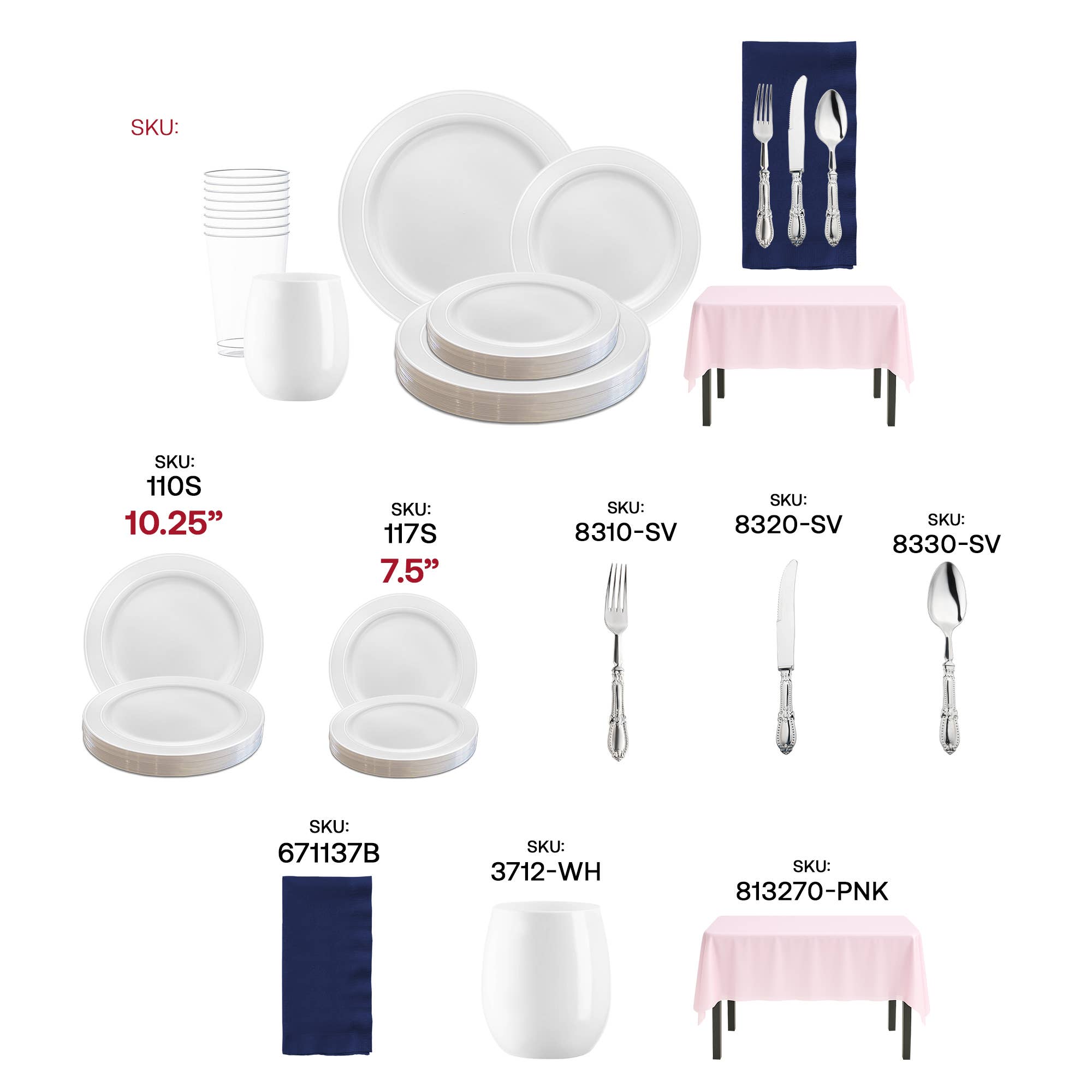 Smarty had a Party – wholesale Tableware set – The Little Wonder Package - 20 Sets2