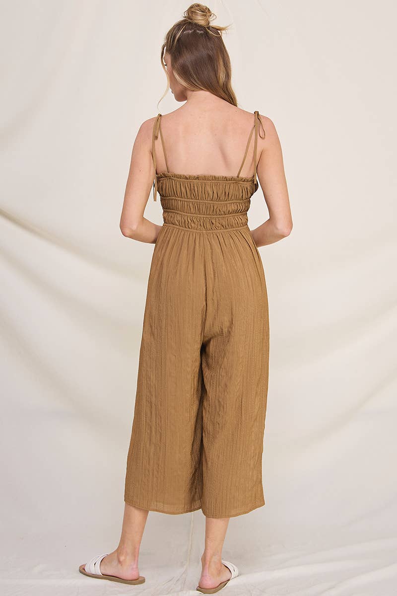 Allie Rose – wholesale Jumpsuit - Dam – Silkeslen ruched Babydoll Jumpsuit10