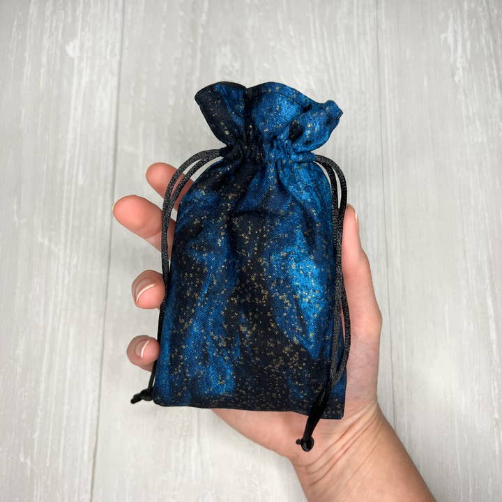 Threads of Tarot - Wholesale Tarot Cards - Mini Rider-Waite Tarot Deck & Blue Drawstring Bag Set2