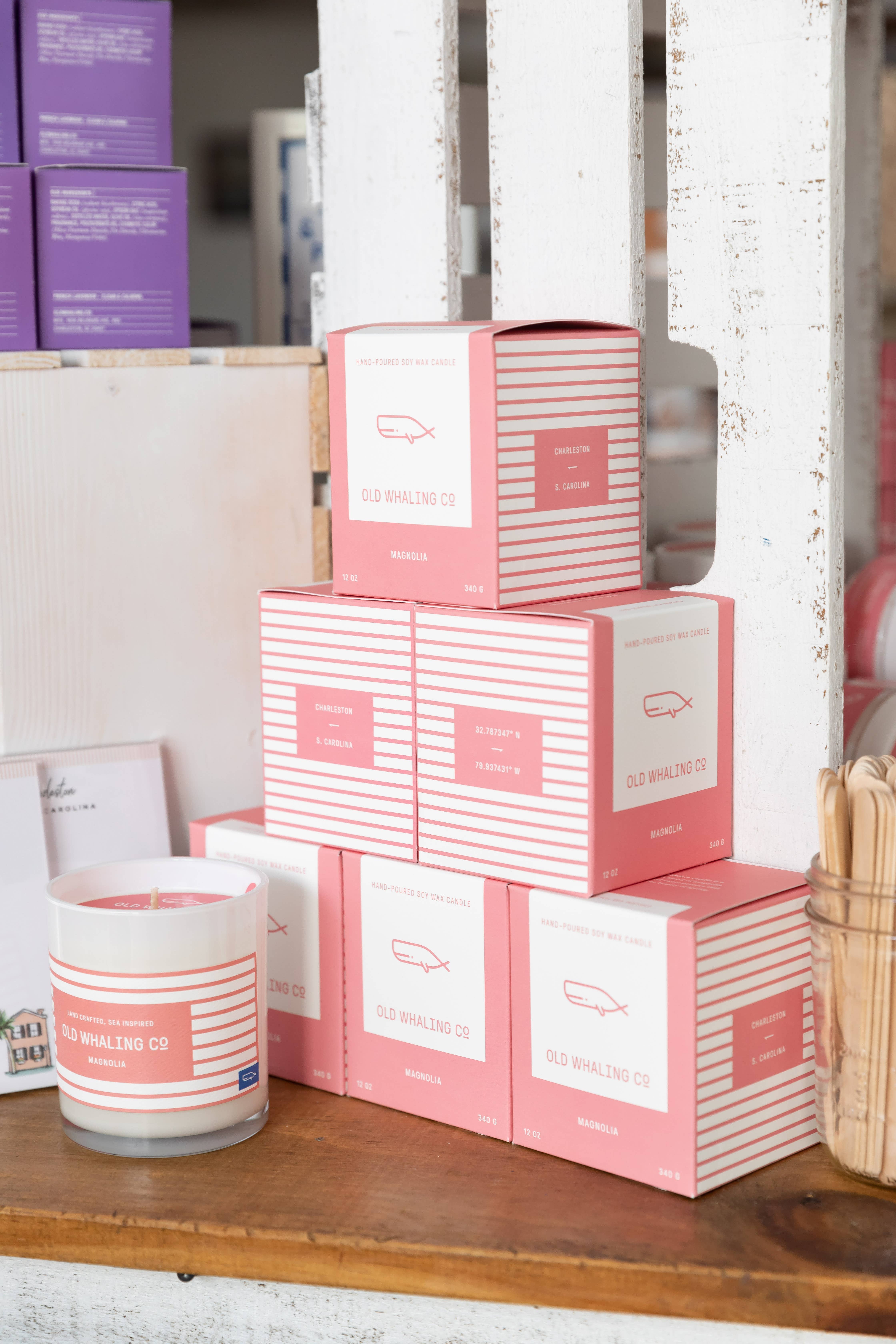 Old Whaling Company - Wholesale Jar/Filled Candle - Magnolia Candle2