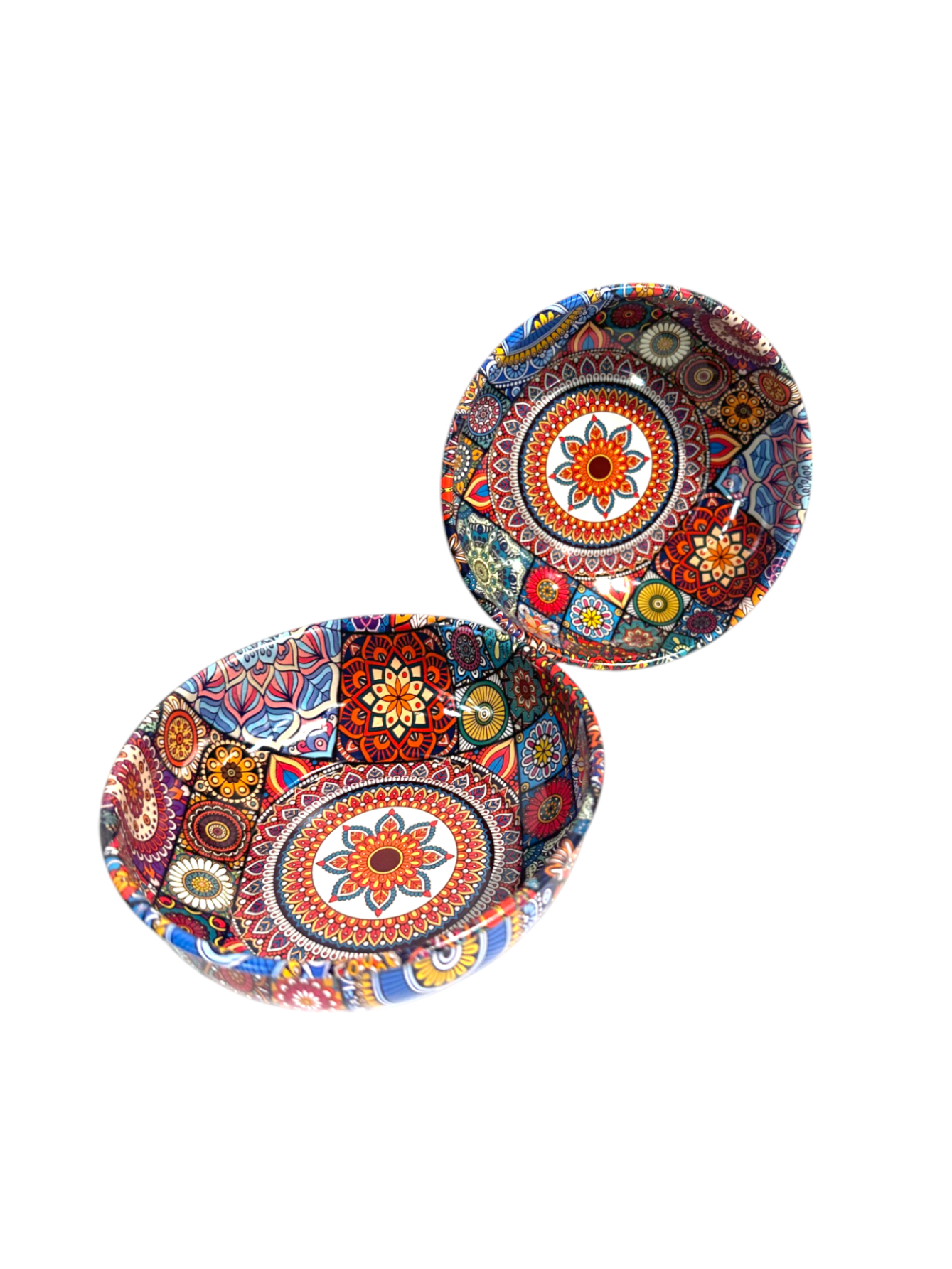 CRETE TRADING INC - Vente Bol de service - Petit bol en métal à motif traditionnel0