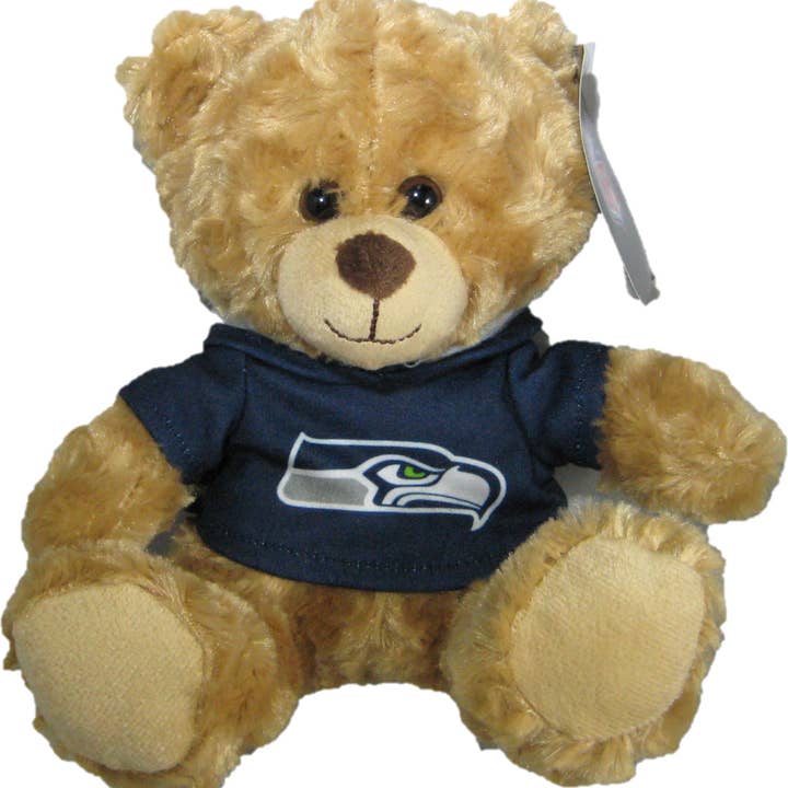 NFL Seattle Seahawks 9" Rally Man Hoodie Bear for wholesale by Gulf Coast Sales