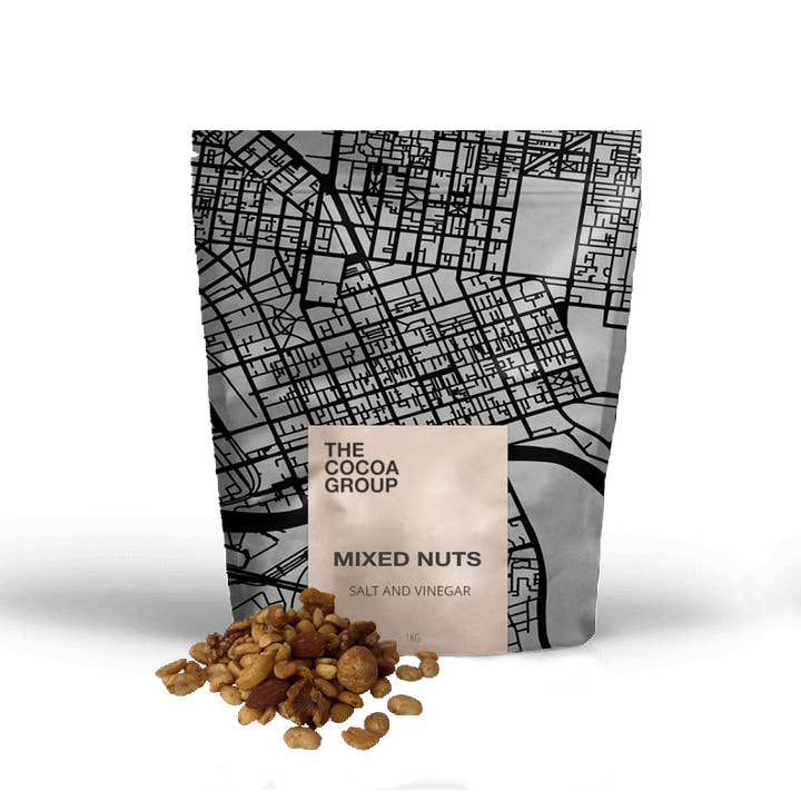 BULK 1kg - Mixed Nuts (Salt & Vinegar) for wholesale by The Cocoa Group
