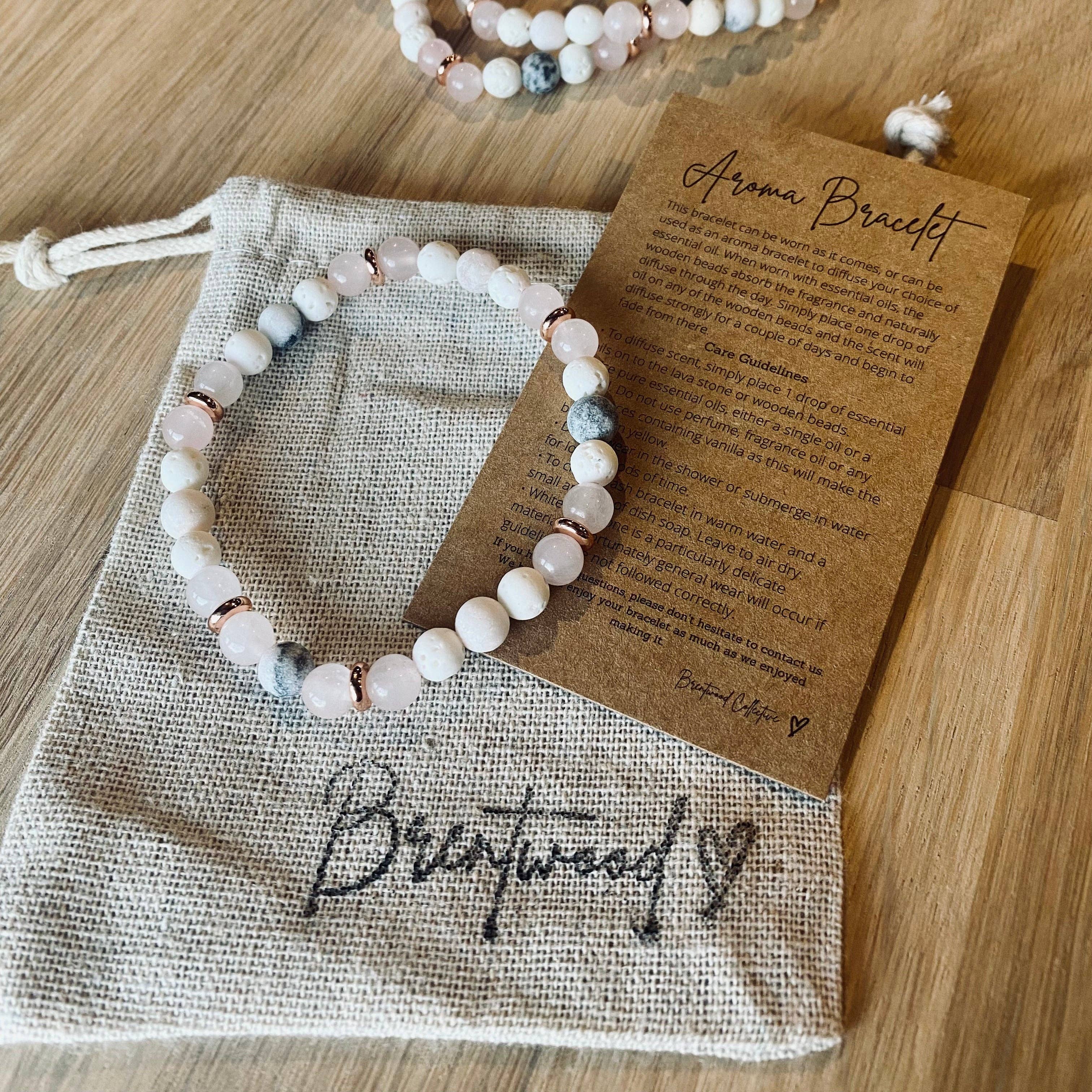 Brentwood Collective - Wholesale Beaded bracelet - Aroma Bracelet | Pink Zebra4