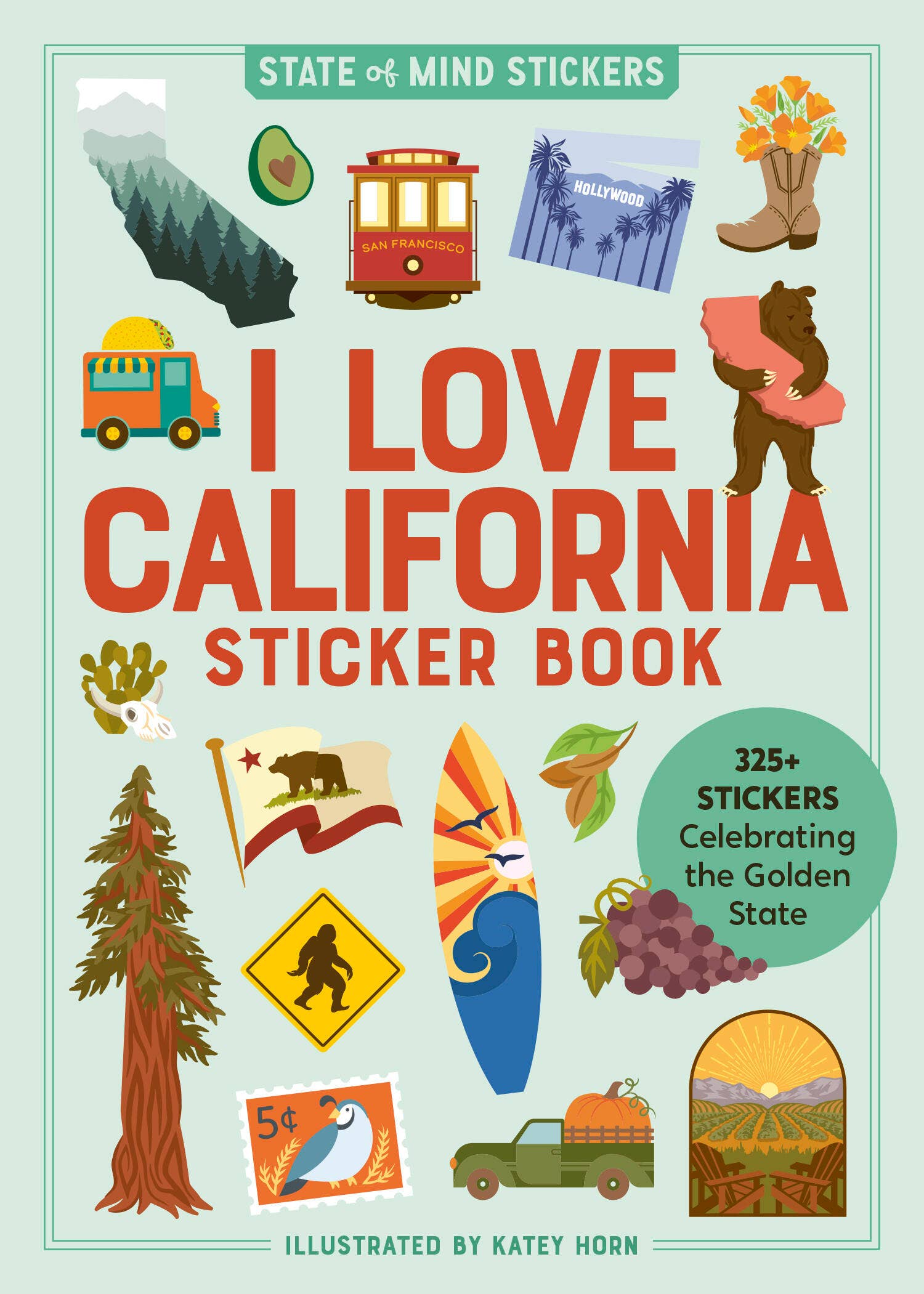 Hachette Book Group - Wholesale Display Book - I Love California Sticker Book0