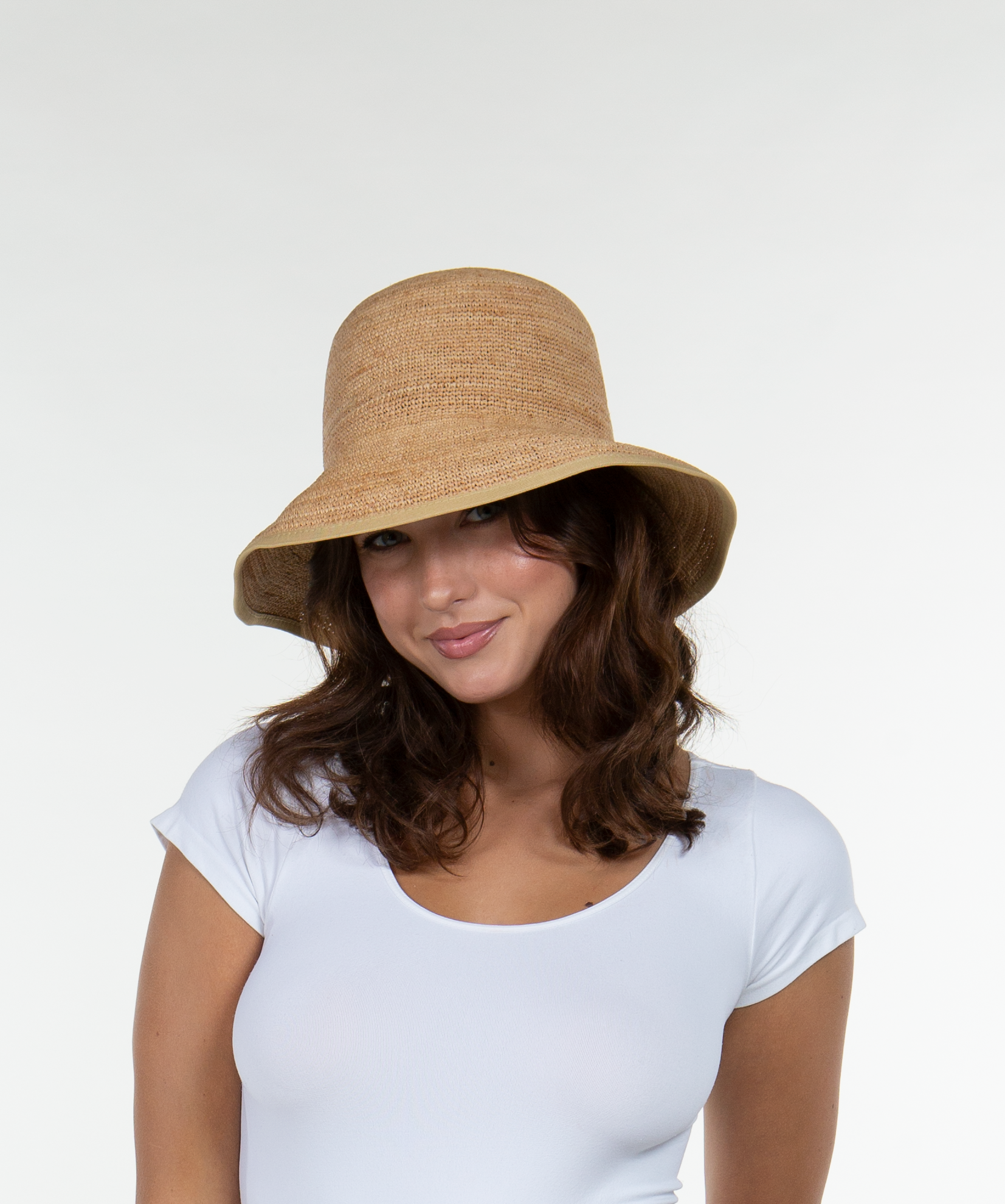Jeanne Simmons Accessories – wholesale Bucket hat – Women's – Raffia Crochet Bucket 3126 Hat Spring1