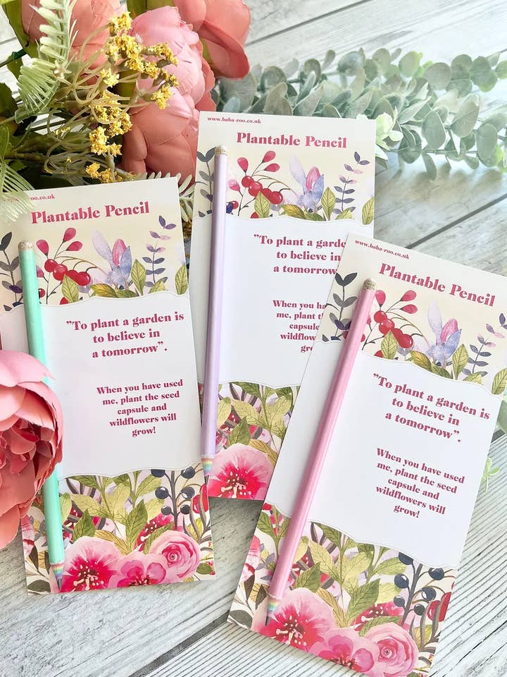 Plantable Pencils for wholesale by BabaRoo