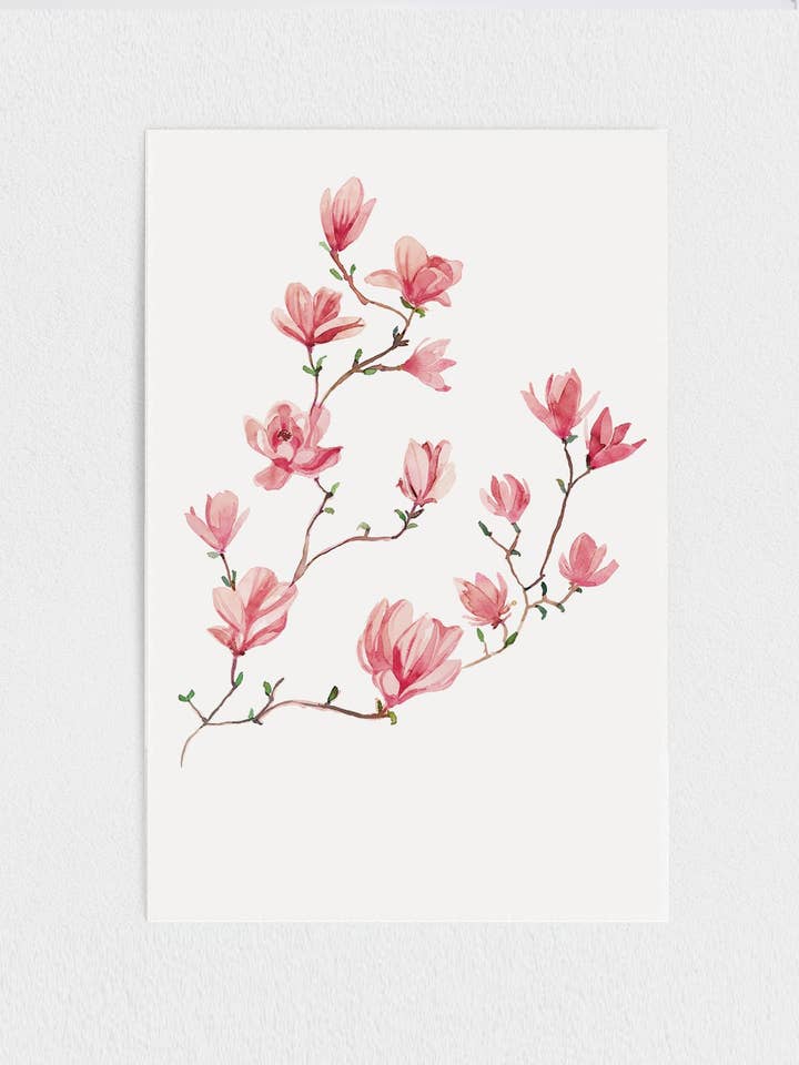 MAGNOLIA - PAPIEREN PRINT voor wholesale door Art of Marina