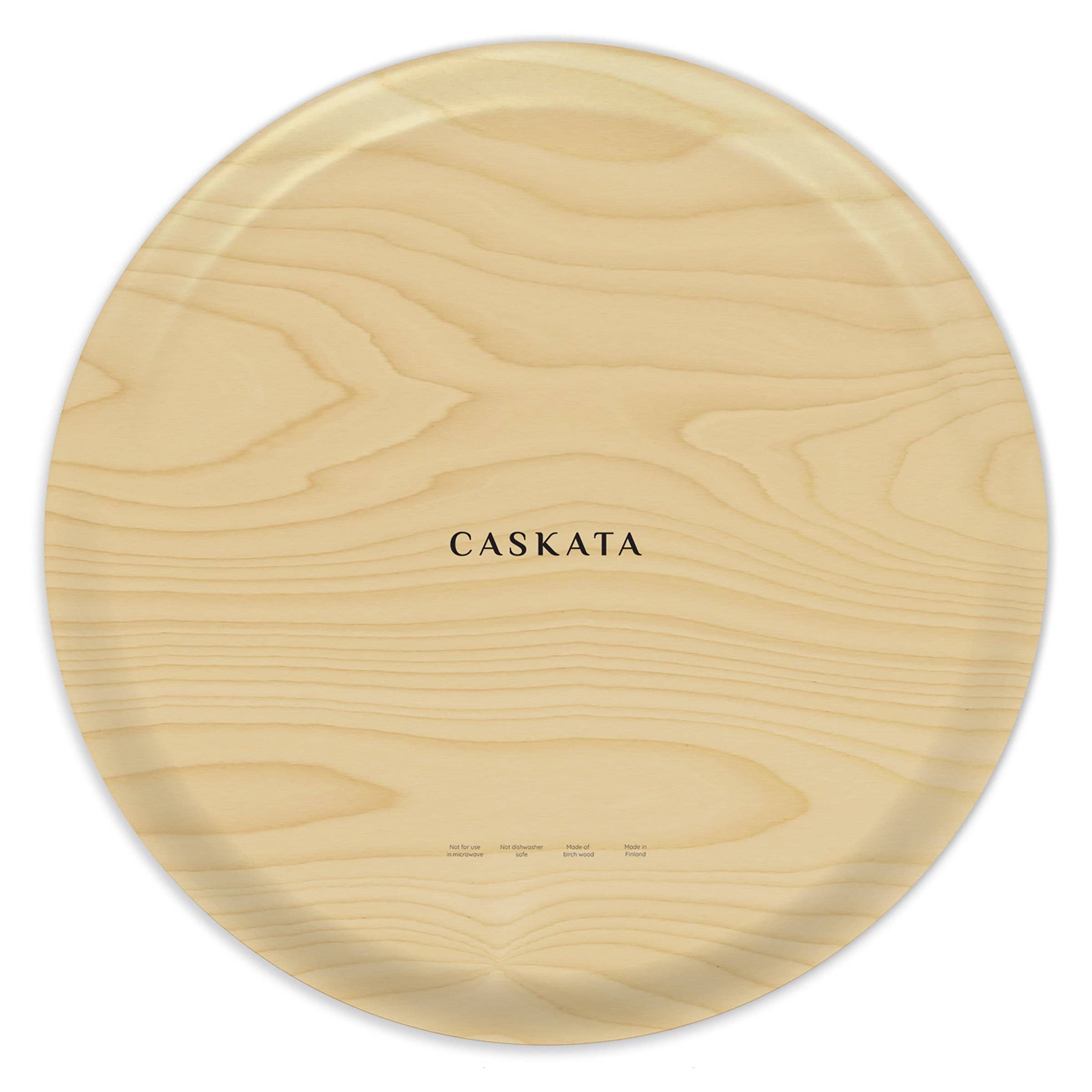 Caskata - Wholesale Decorative Tray - Horseshoe Crab Large Round Birchwood Tray8