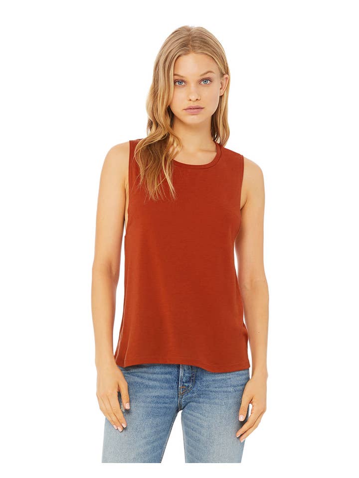 Total Apparel - Wholesale Tank Top - Women's - Bella Canvas Ladies' Flowy Scoop Muscle Tank | B880322