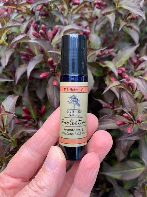 Huile essentielle Roll On Protection-Aromathérapie pour la vente par Seven Pines Apothecary
