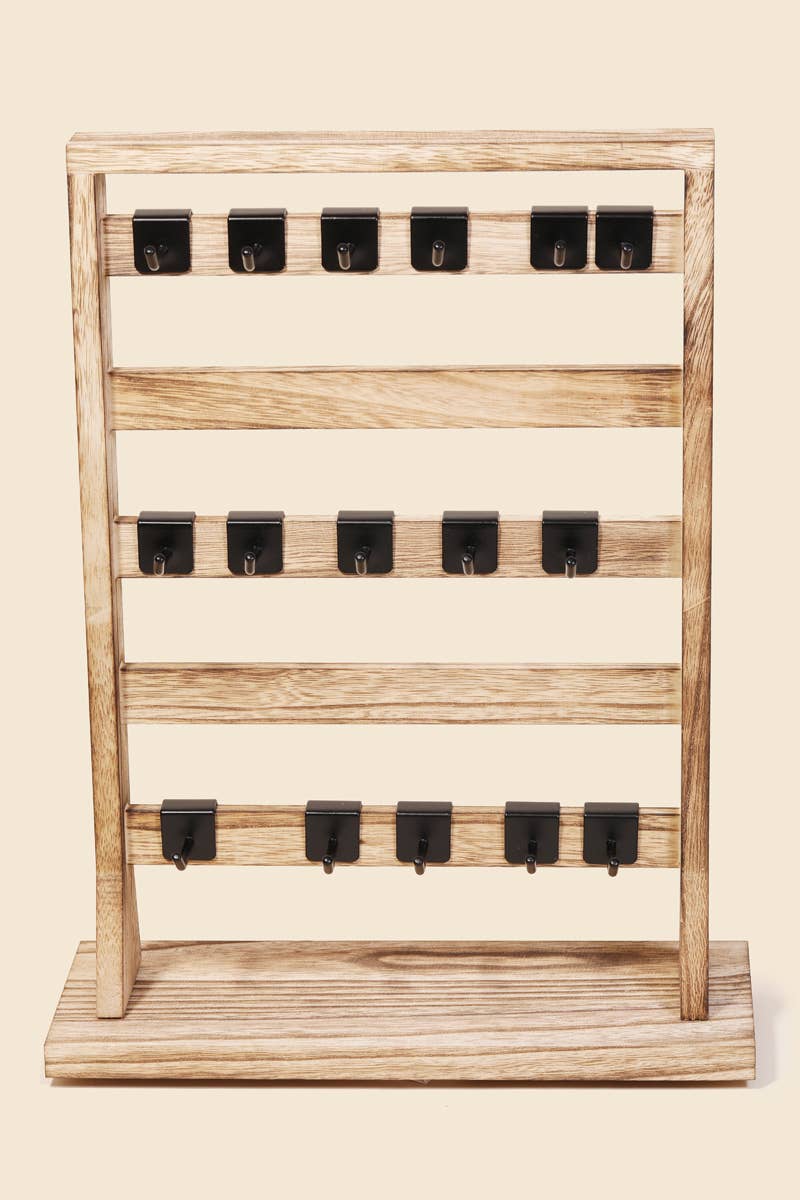 WOOD Wooden Necklace Display Stand for wholesale on Faire4