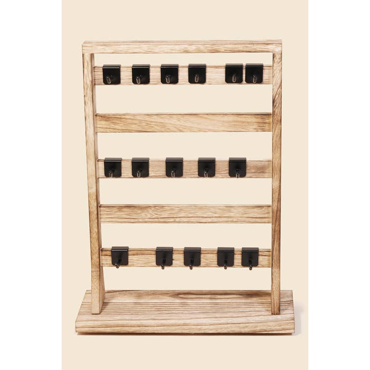WOOD Wooden Necklace Display Stand for wholesale on Faire4