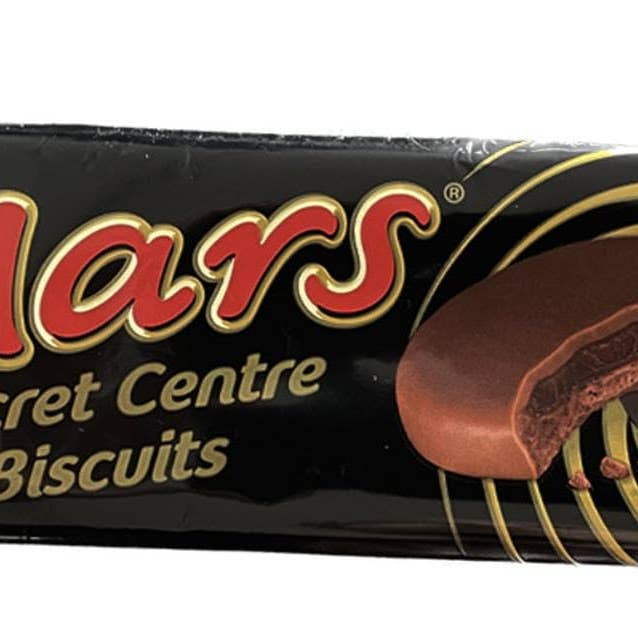 Global Bite Co - Wholesale Chocolate Covered Sweets - Mars Secret Centre Biscuits (UK)