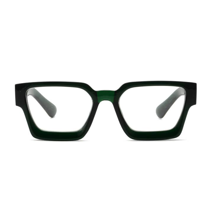 Ryan Simkhai Eyeshop - Wholesale Eyeglasses - Women's - RYLAN | Forest Green | Blue Light Blocking