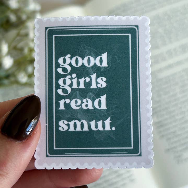 Adesivo Good Girls Read Smut per la vendita all'ingrosso da parte di Heart & Spine Books