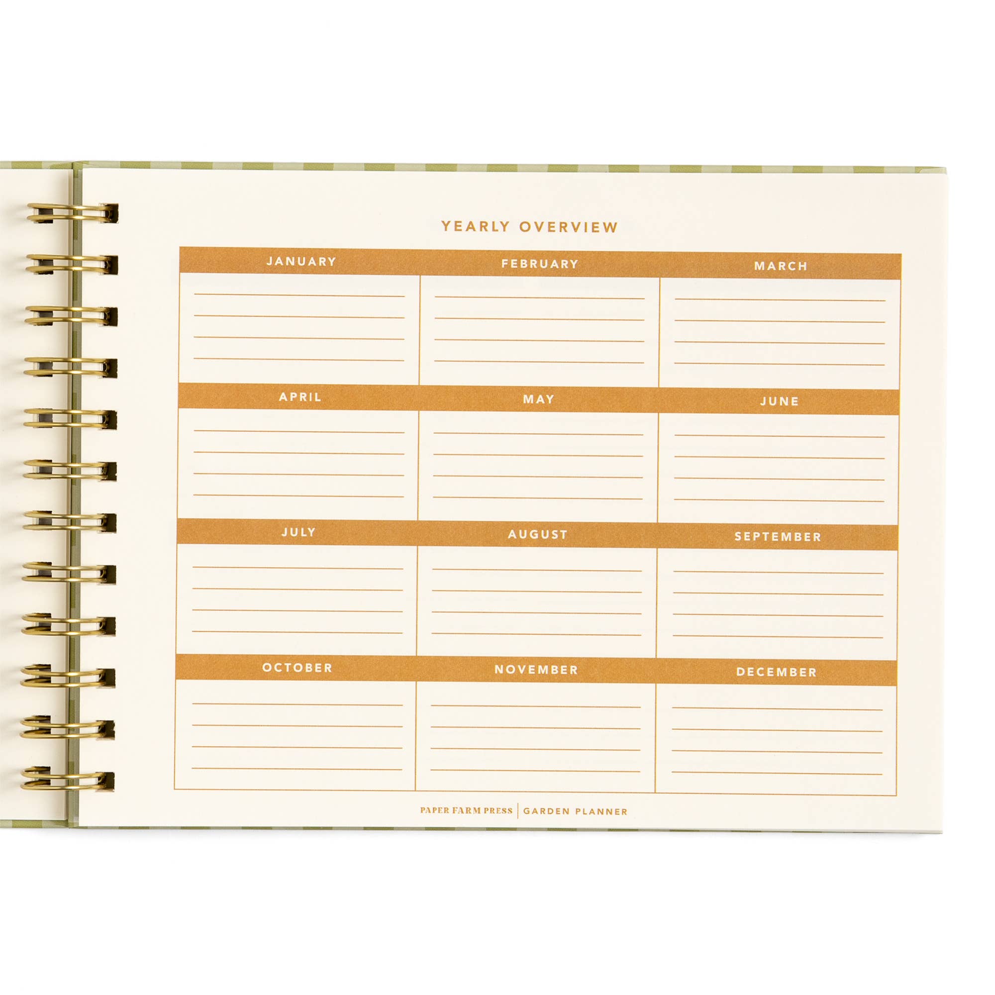 Paper Farm Press - Wholesale Planner - Life On The Homestead Garden Planner - Gingham14