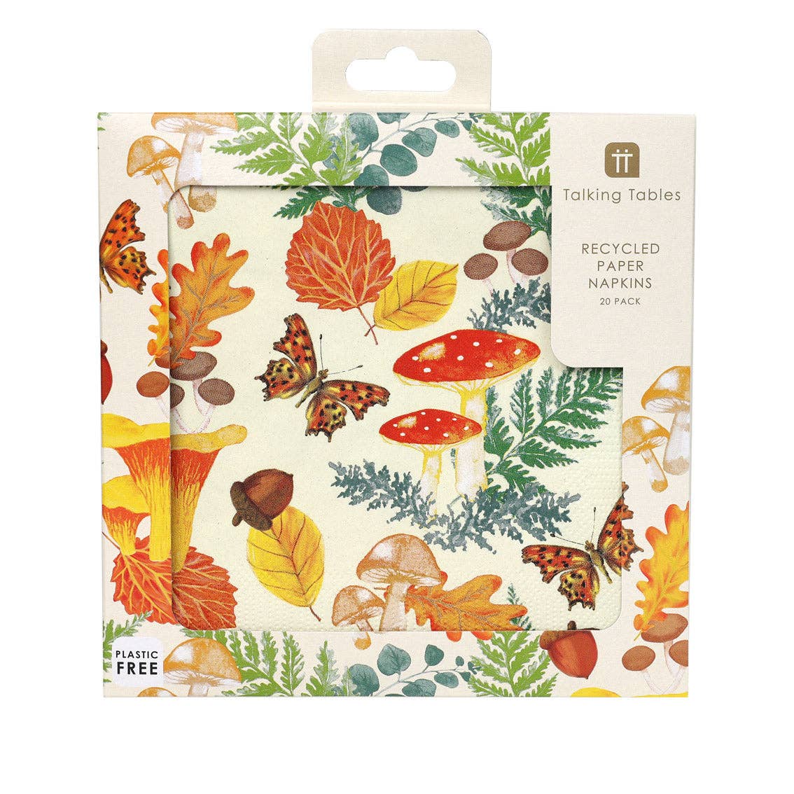 Talking Tables USA - Wholesale Disposable Napkin - Fall Woodland Paper Napkins - 20 Pack | Fall Decor |1