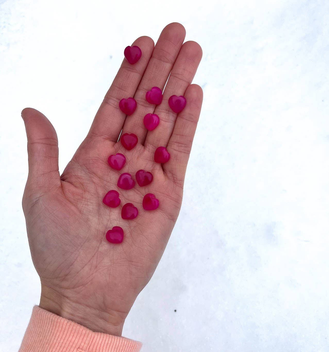 Merelani Designs - Vendita all'ingrosso Collana con ciondolo/pendaglio - Collana a cuore in calcedonio rosa6