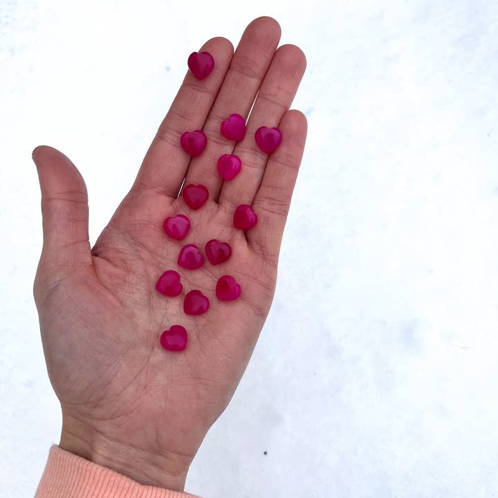 Merelani Designs - Vendita all'ingrosso Collana con ciondolo/pendaglio - Collana a cuore in calcedonio rosa6