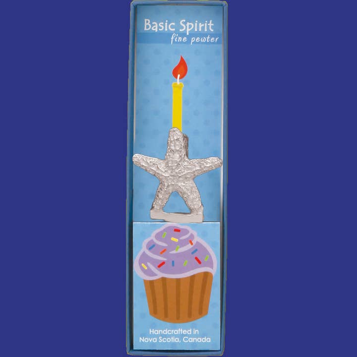 Bougeoir d'anniversaire Star Fish pour la vente par Basic Spirit