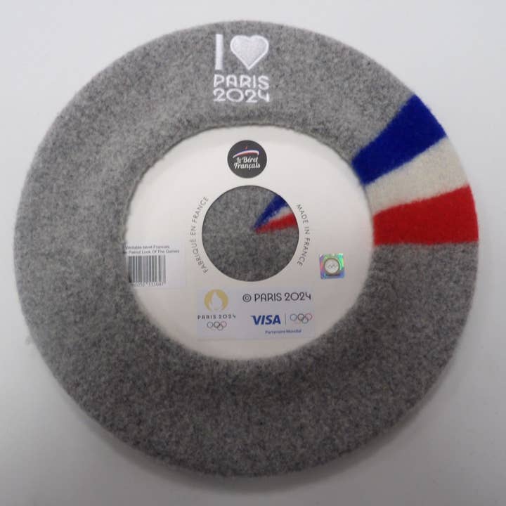 Official Beret Olympic Games I Love Paris 2024 for wholesale by Le Beret Français