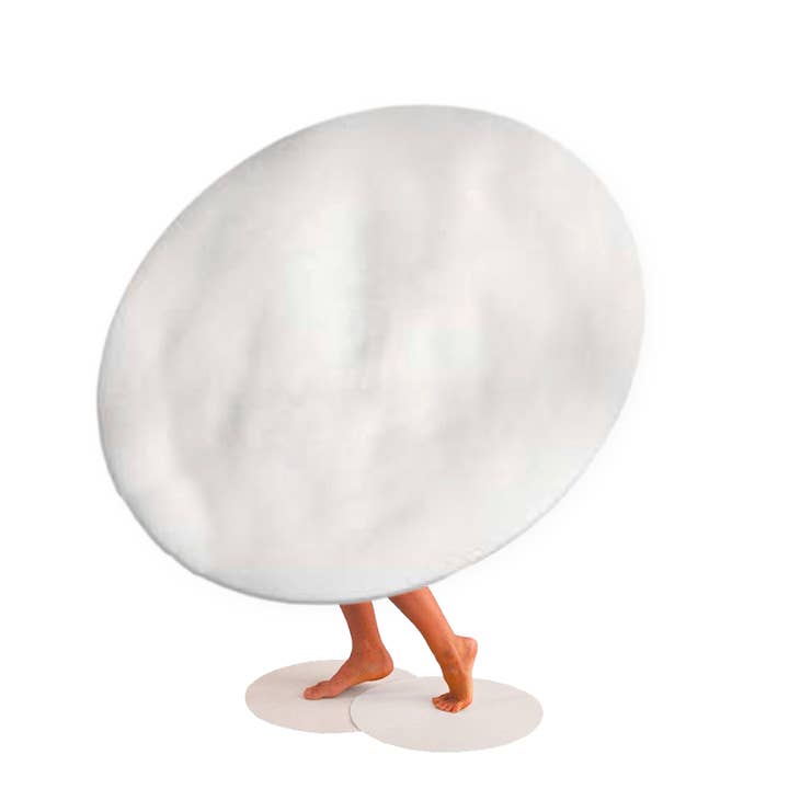 sesioMWorld - M·O·I Professional - Wholesale Disposable Table Cover/Runner - Round Disposable Rug White 50 units