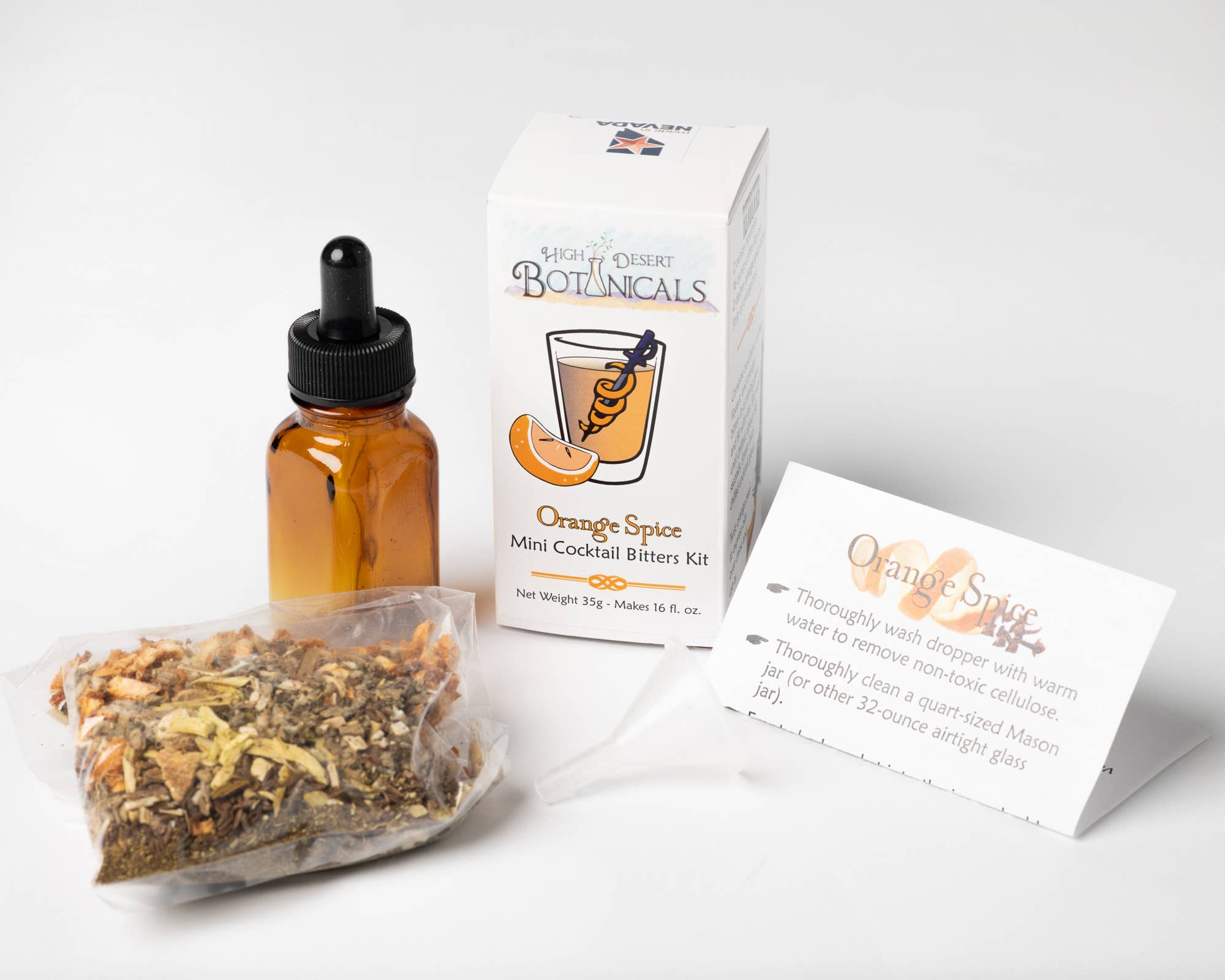 High Desert Botanicals - Wholesale DIY Drink Kit - Orange Spice - Bitters Kit