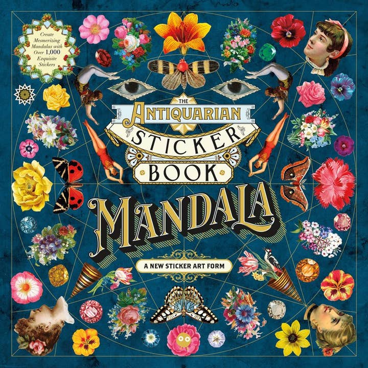 The Antiquarian Sticker Book: Mandala for wholesale by Raincoast Distribution Group