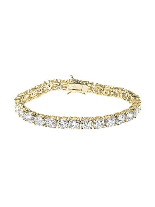 Rundes Statement CZ Tennisarmband für den Großhandel von CZ by Kenneth Jay Lane