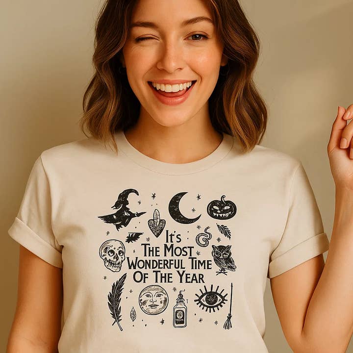 Wonderful Time Design T-shirt Bella Canvas for wholesale by Soleinspire