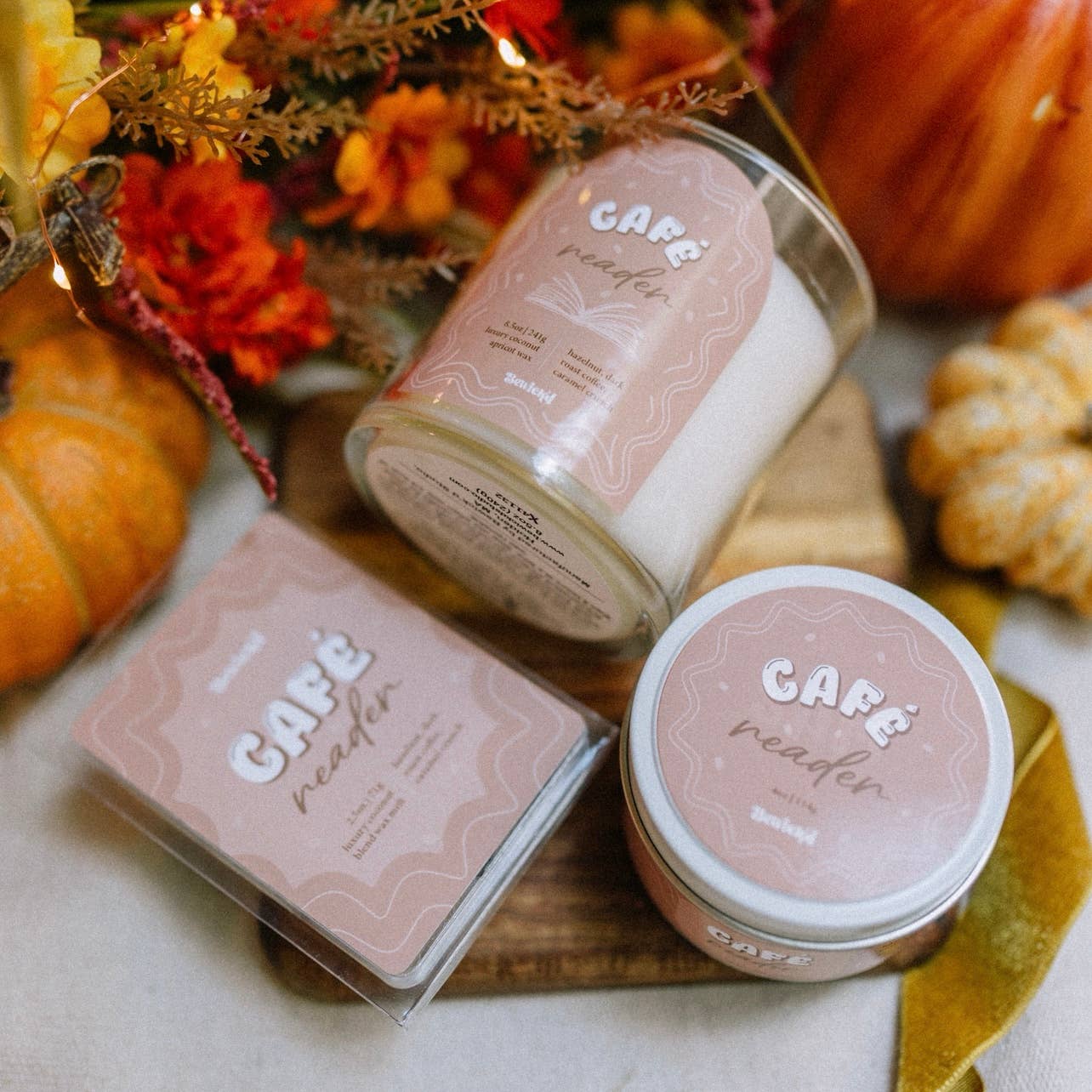 Bewick'd Studio - Wholesale Travel Candles - Cafe Reader Candle - 4oz Book-Inspired Luxury Coconut Wax1