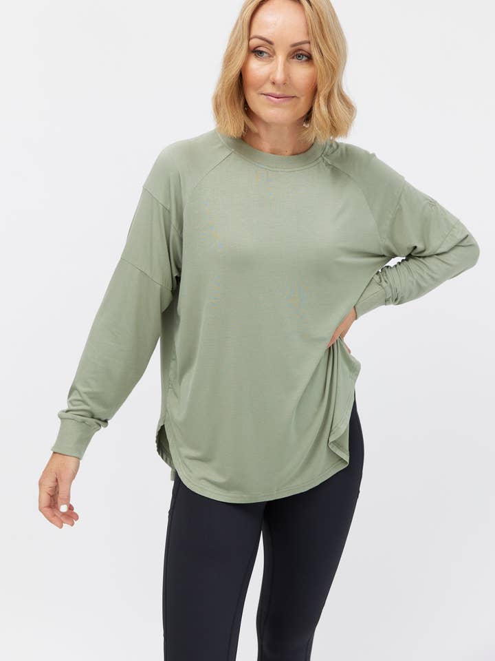Adela Long Sleeve Crew for wholesale by Avila the label