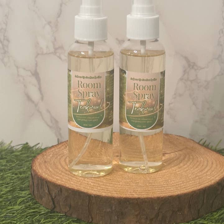 Embrace Nu creations by Char - Wholesale Room & Linen Spray - Teakwood - 4oz Room/Linen Disinfectant Spray2