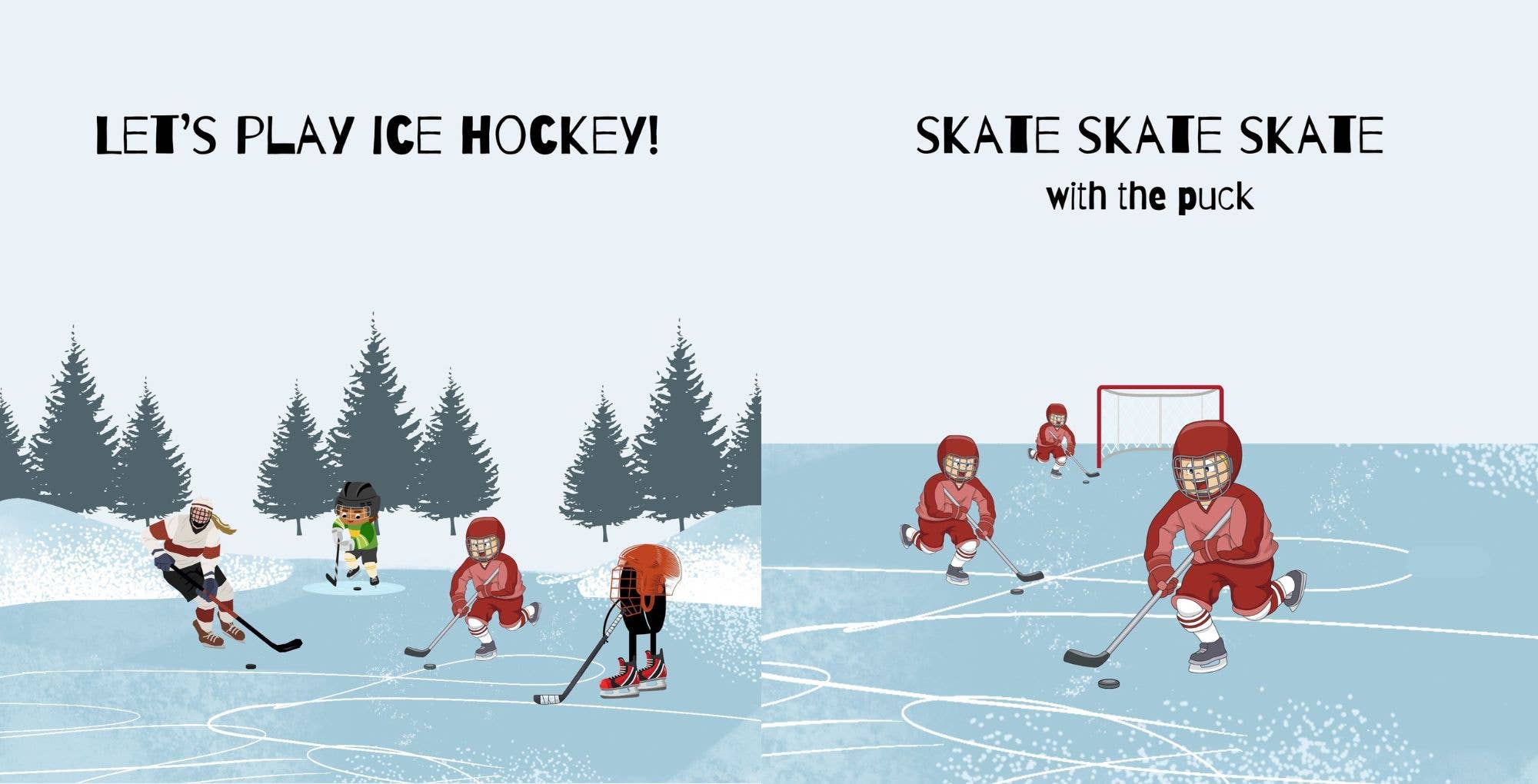 Doodle Paw Press - Wholesale Baby & Toddler Book (0-2) - Hello Hockey | Hockey Books for Babies | Sports Baby Books2