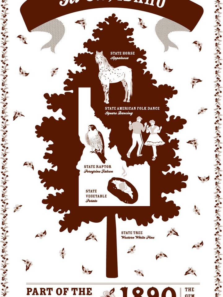 Idaho State - Strofinaccio per la vendita all'ingrosso da parte di Vestiges