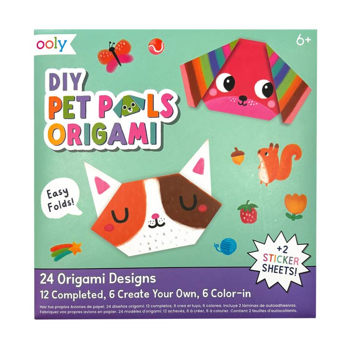 D.I.Y. Pet Pals Origami - Set of 24 Designs for wholesale by OOLY